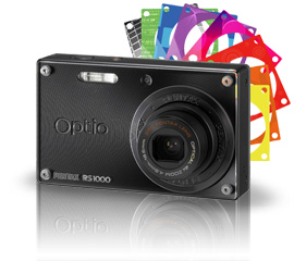 Цифровой фотоаппарат Optio RS1000 черный