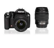 Комплект - цифровой зеркальный фотоаппарат Pentax K-m + DA L 18-55 mm + DA L 50-200 mm