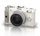 Компактный цифровой фотоаппарат со сменной оптикой PENTAX Q white + объектив 8,5 мм
